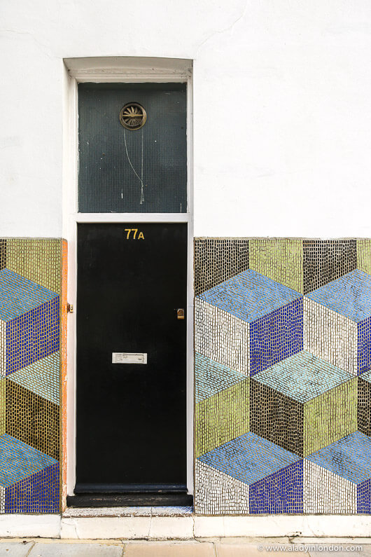Door on Golborne Road, London