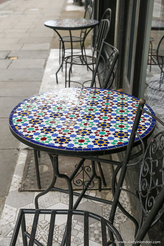 Moroccan Table in Ladbroke Grove