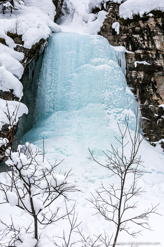 Frozen Waterfall, Lake Louise