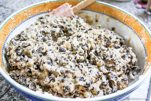 Making Christmas Pudding
