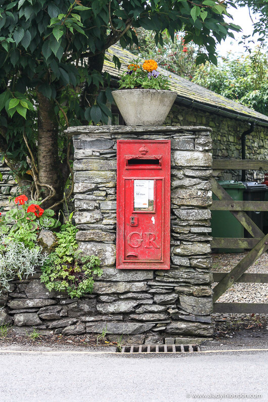 Red Post Box in the Lake District
