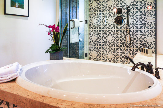 Bathroom at Rancho Valencia Hotel in Rancho Santa Fe