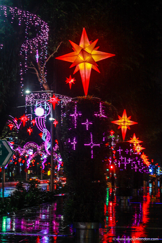 Christmas Lights on Orchard Road in Singapore