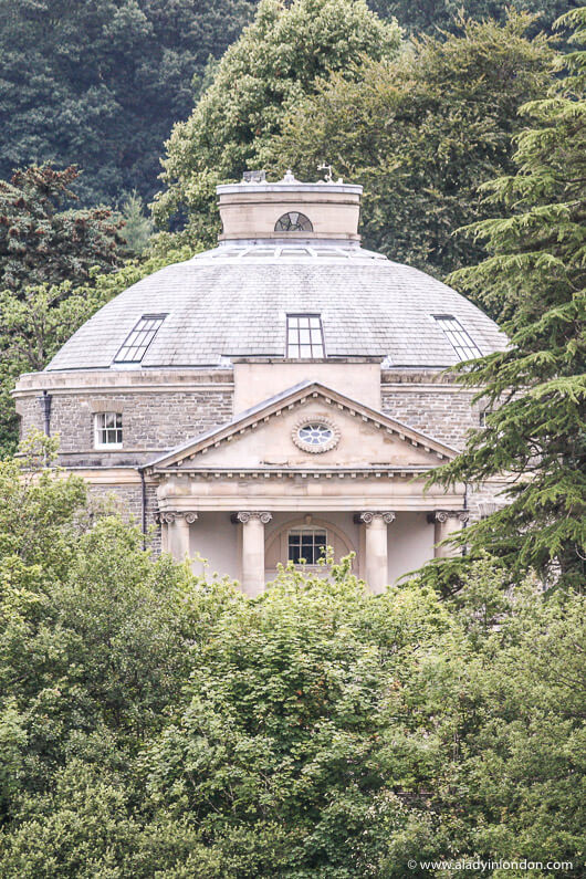 House on an island in Windermere, England