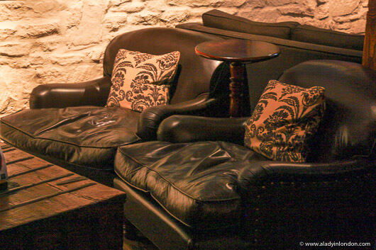 Chairs in the Lobby at the Bristol Hotel du Vin