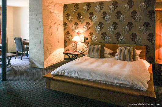 Guest room at the Bristol Hotel du Vin