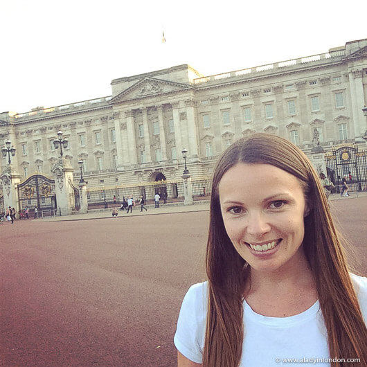 A Lady in London at Buckingham Palace