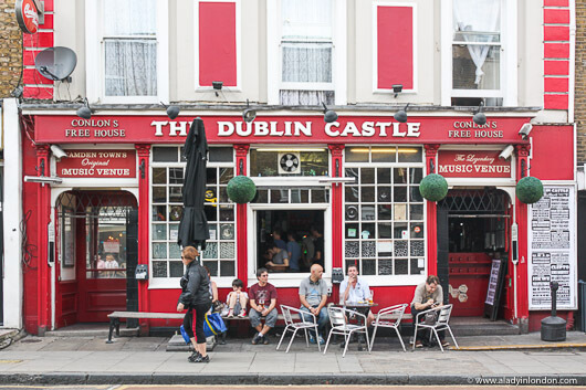 Dublin Castle Pub in Camden, London