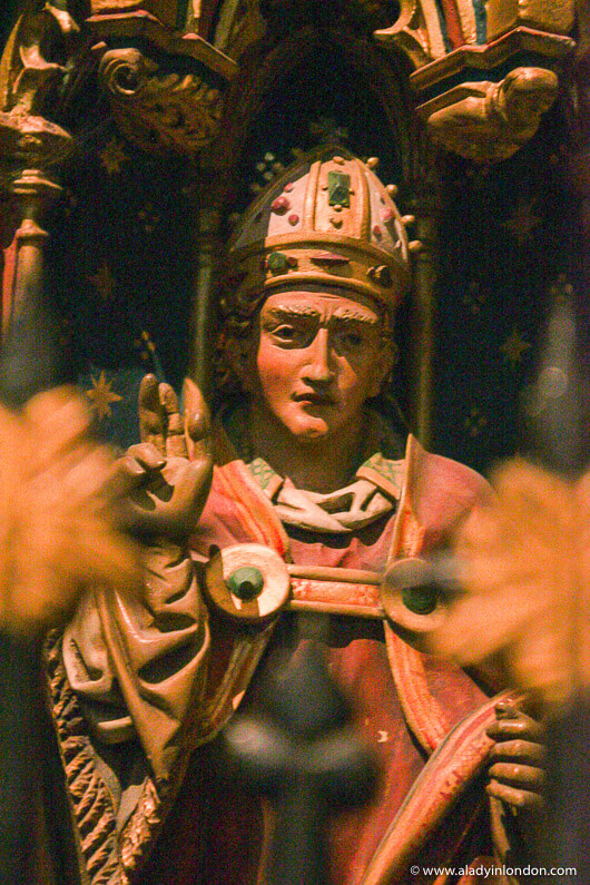Statue in Canterbury Cathedral in Kent, England