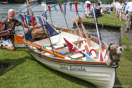 Boat at the Henley Royal Regatta