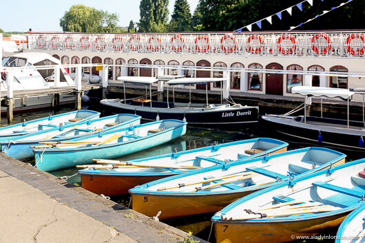 Boats in Henley on Thames