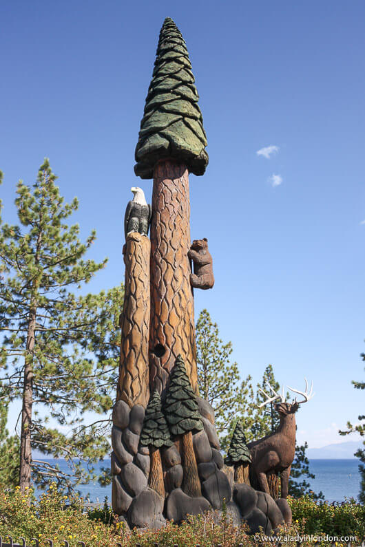 Totem Pole in Tahoe City, California
