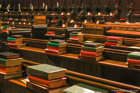Books in Lincoln Cathedral