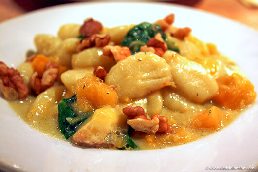 Gnocchi at the Wig & Mitre in Lincoln