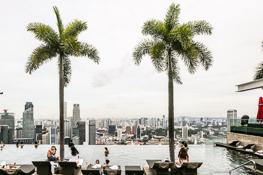 View from Marina Bay Sands Hotel, Singapore