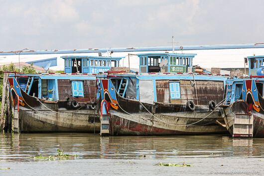 Boats on the Mekong Delta, Vietnam