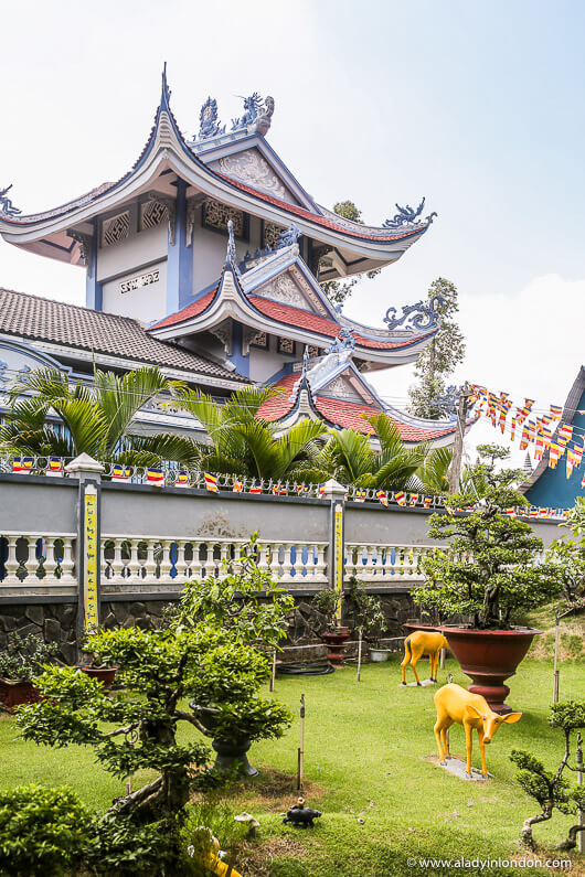 Monastery in the Mekong Delta, Vietnam