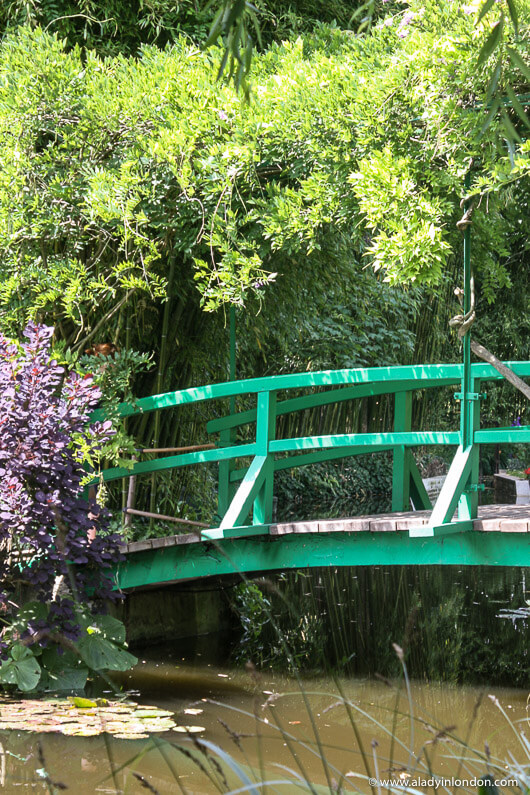 Bridge in Monet's Gardens in Giverny, France