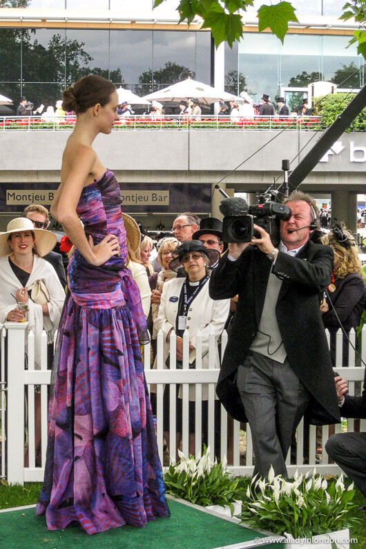 Fashion show at Royal Ascot in England