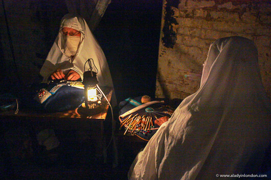 Actors at Secret Cinema in London