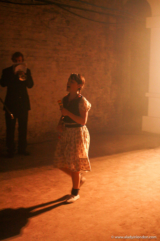 Girl Dancing at Secret Cinema in London