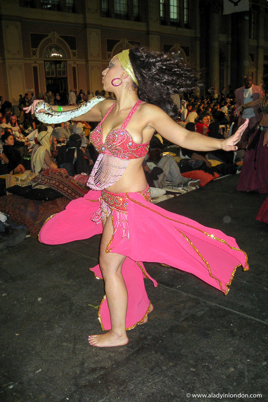 Secret Cinema Dancer with a Snake