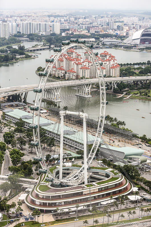 View from Marina Bay Sands Hotel, Singapore