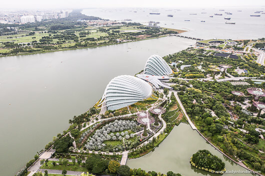 View from Marina Bay Sands Hotel, Singapore