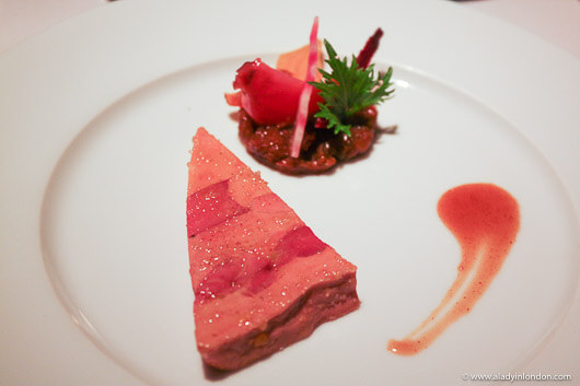 Foie Gras at Alain Ducasse at The Dorchester