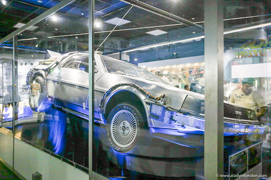 DeLorean from Back to the Future at Universal Studios in LA