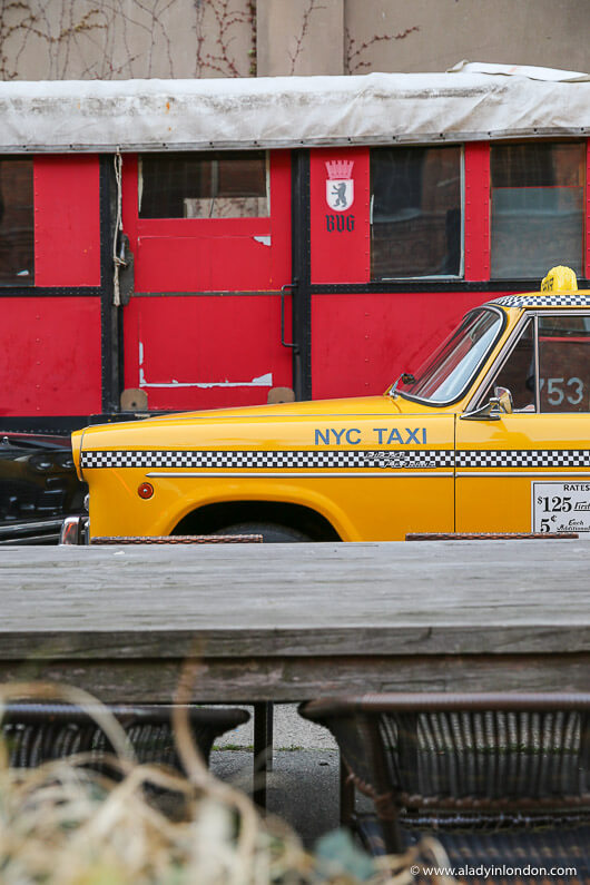 Old Limousines and Taxis in Berlin