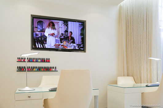 Nail Bar at the Beverly Wilshire Hotel Spa in Los Angeles