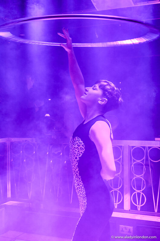 Performer at Bob Bob Ricard in London
