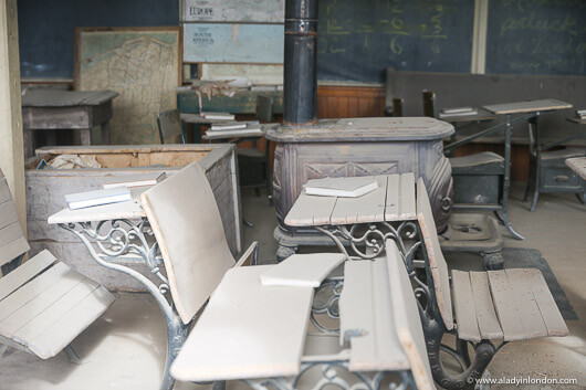 School in the Bodie Ghost Town in California