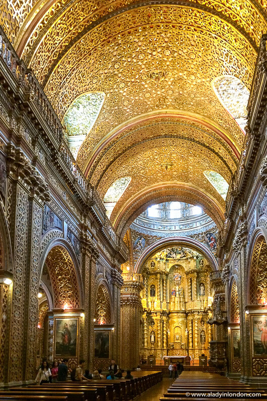 Compania Church in Quito, Ecuador