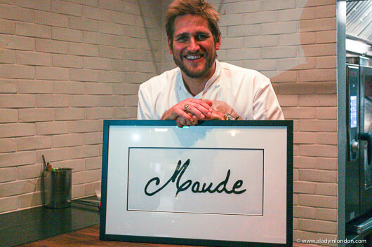 Curtis Stone at Maude Restaurant in Beverly Hills, California