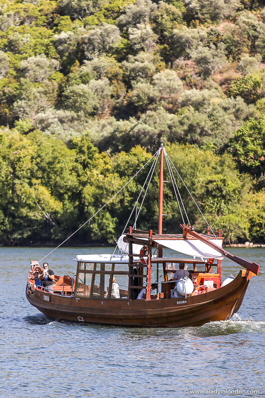 Boat on the Douro River