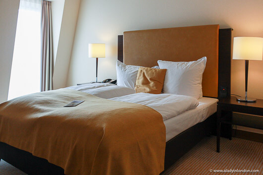 Hotel Room at the Steigenberger Hotel de Saxe in Dresden, Germany