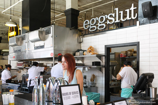 Eggslut in Grand Central Market in LA, California