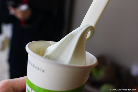 Frozen yogurt at Boxpark Shoreditch in London