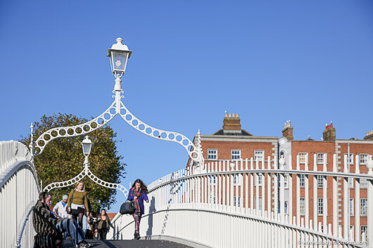 Ha'penny Bridge in Dublin
