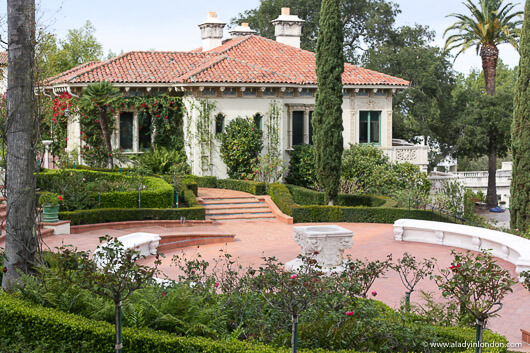 Garden at Hearst Castle