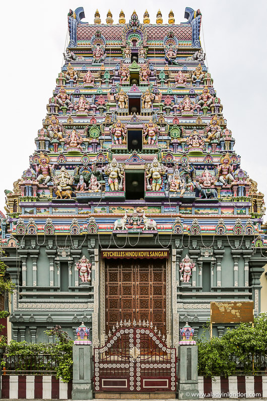 Hindu Temple in Victoria, Seychelles