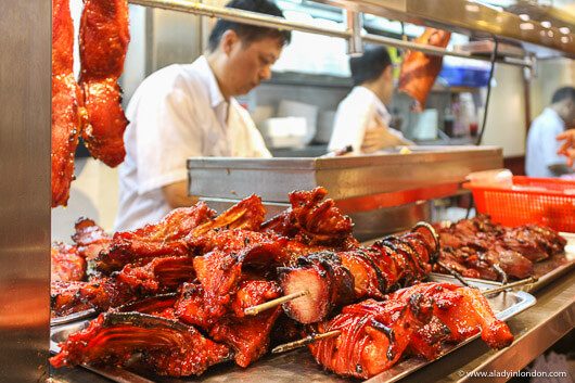 Meat at a Restaurant on a Hong Kong Food Tour