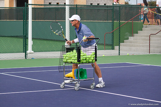 Tennis Clinic at Indian Wells Tennis Garden in Palm Springs, California