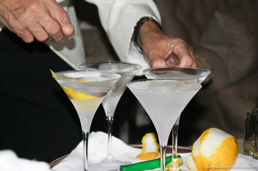 Martinis at the Egerton House Hotel bar in London