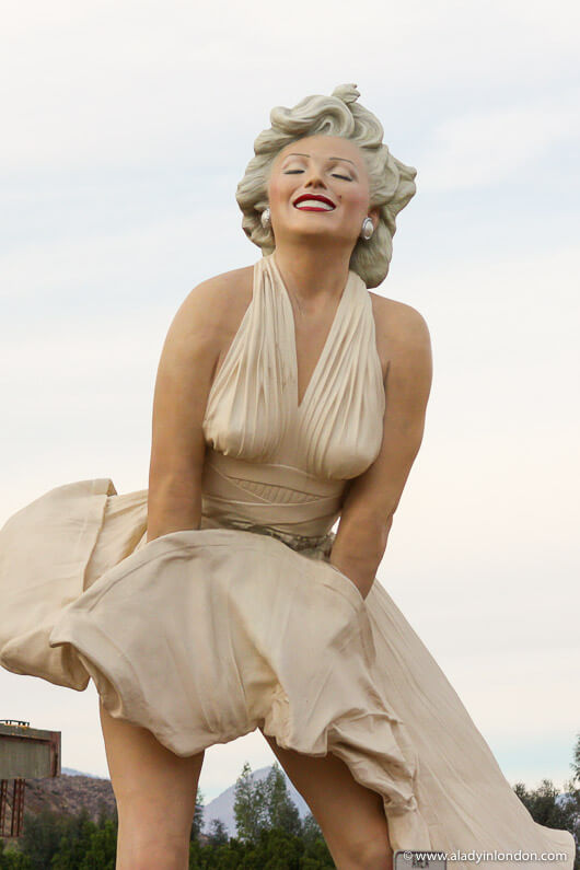 Marilyn Monroe Statue in Palm Springs, California