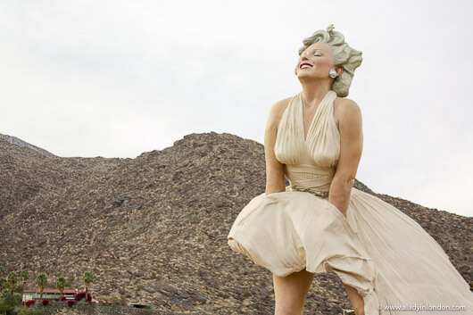 Marilyn Monroe Statue in Palm Springs, California