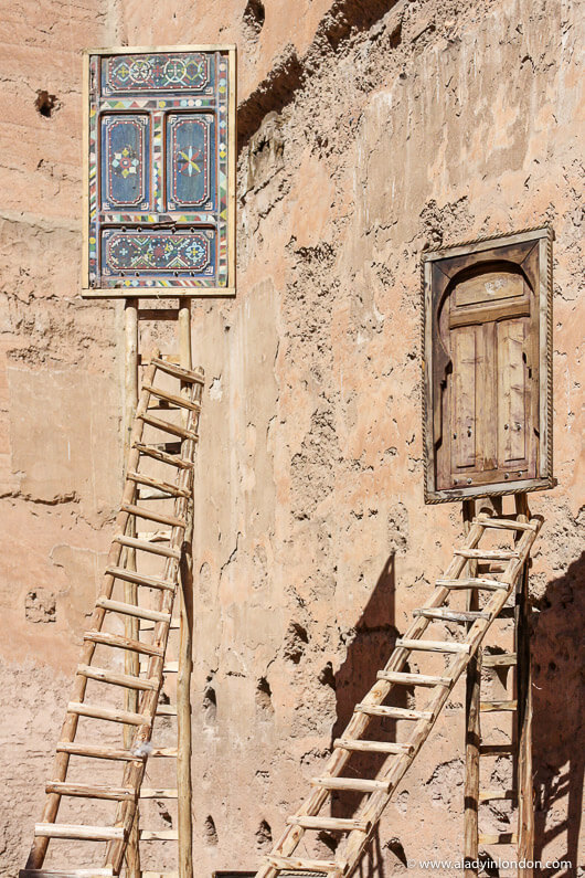 Art at the El Badi Palace in Marrakech