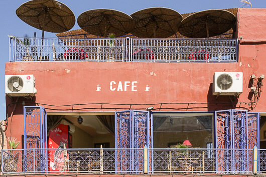 Cafe in Marrakech